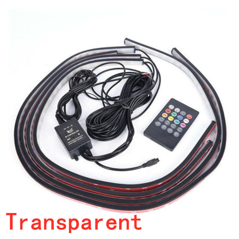 1 drag 4-5050 colorful voice control car chassis light atmosphere