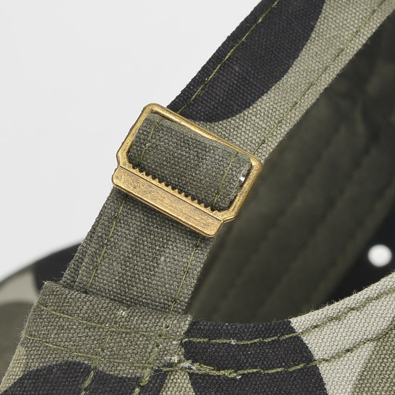 Stitching old military cap