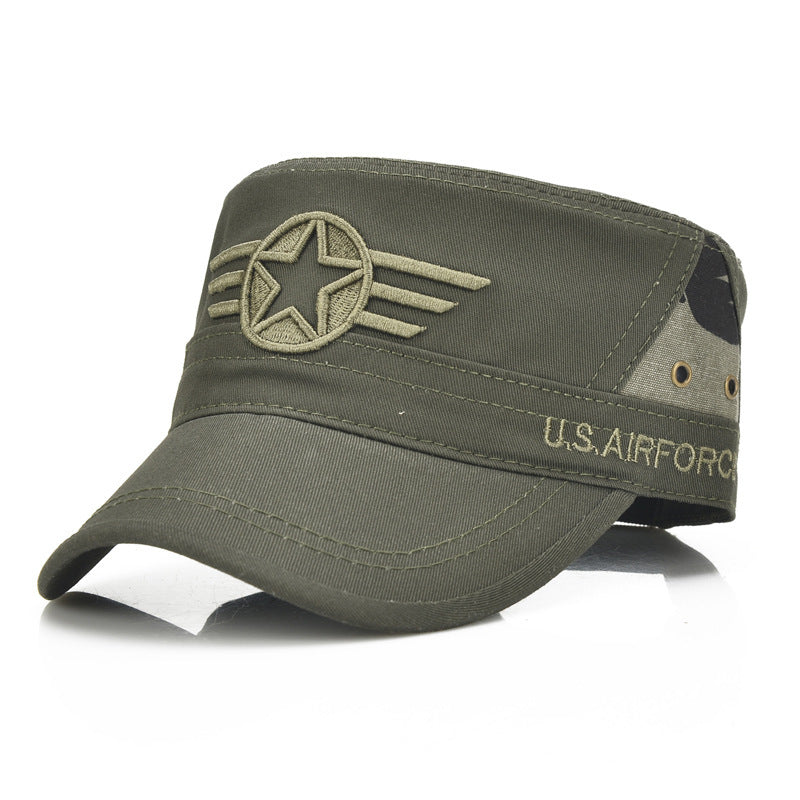 Stitching old military cap