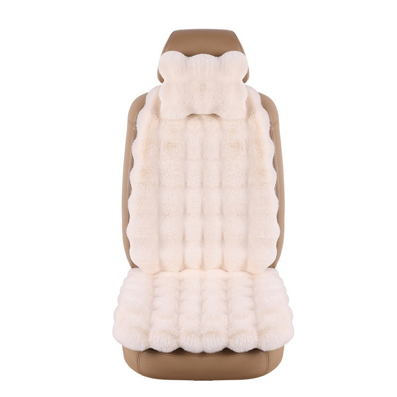 Bubble Velvet Winter Car Cushion Thickened Warm Plush Warm Universal Seat Cushions Seat Cover