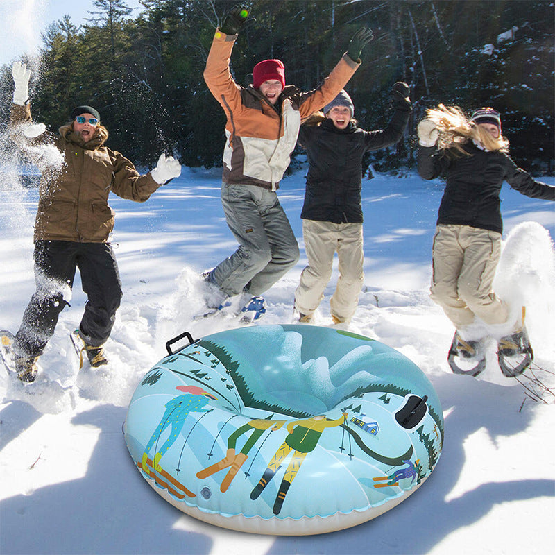Outdoor Creative Printed PVC Winter Thick Ski Ring