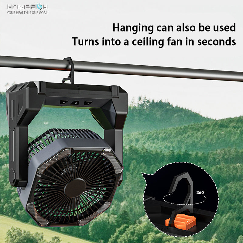 Outdoor Camping Fan Lighting Camping Tent