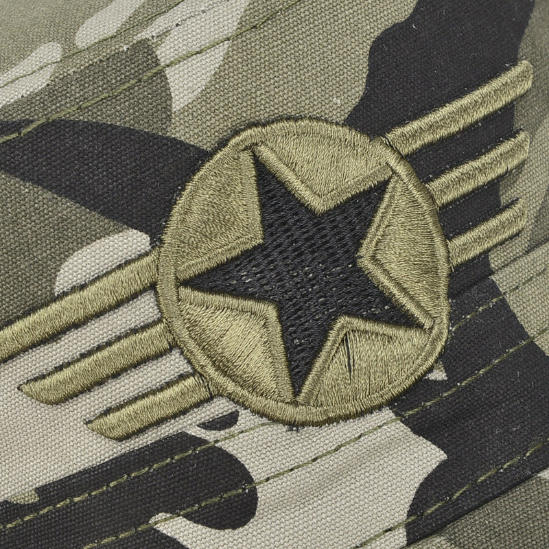 Stitching old military cap