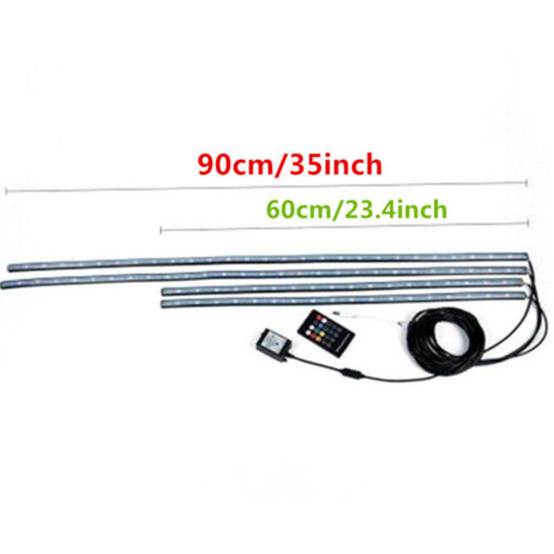1 drag 4-5050 colorful voice control car chassis light atmosphere