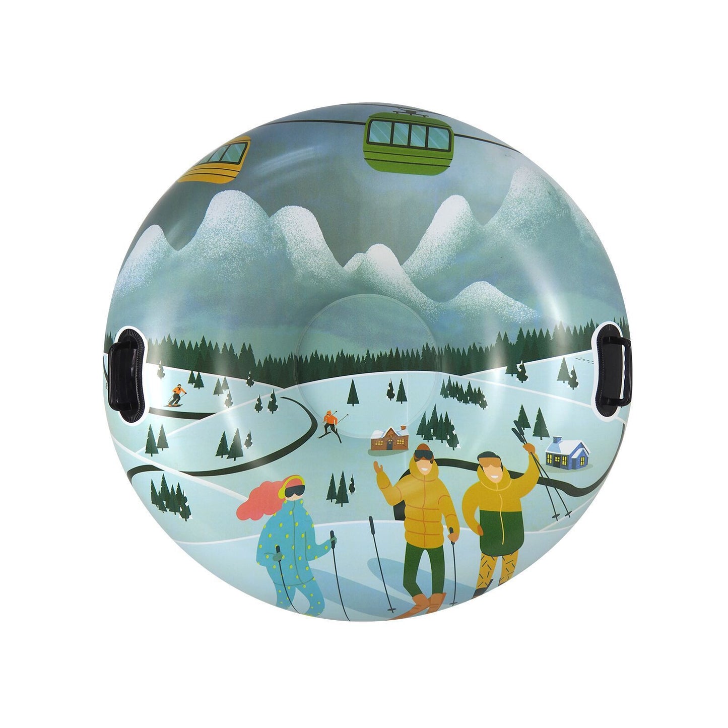 Outdoor Creative Printed PVC Winter Thick Ski Ring