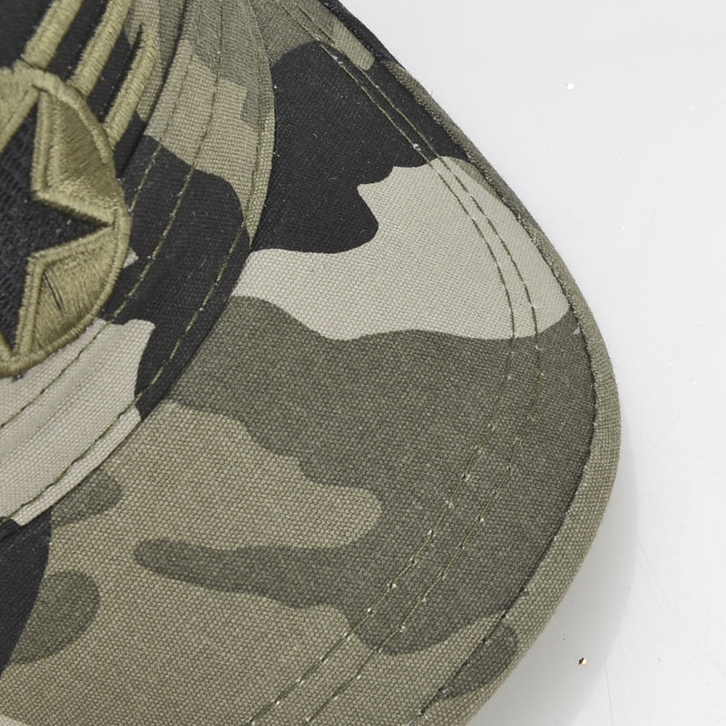 Stitching old military cap