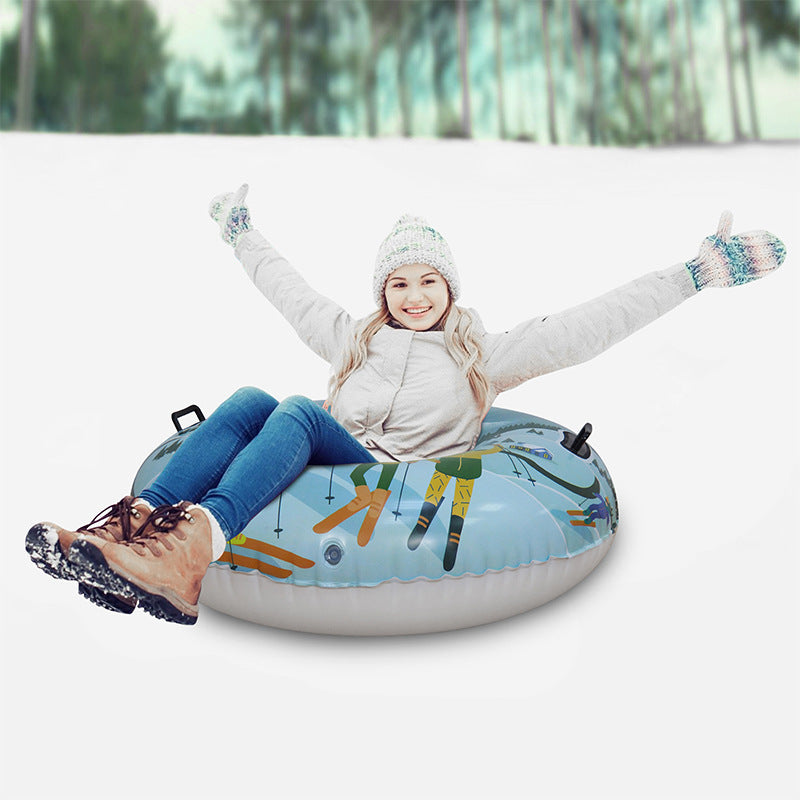 Outdoor Creative Printed PVC Winter Thick Ski Ring