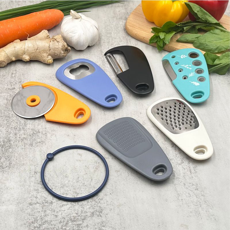 Multi Color Kitchen Alloy Gadget Suit